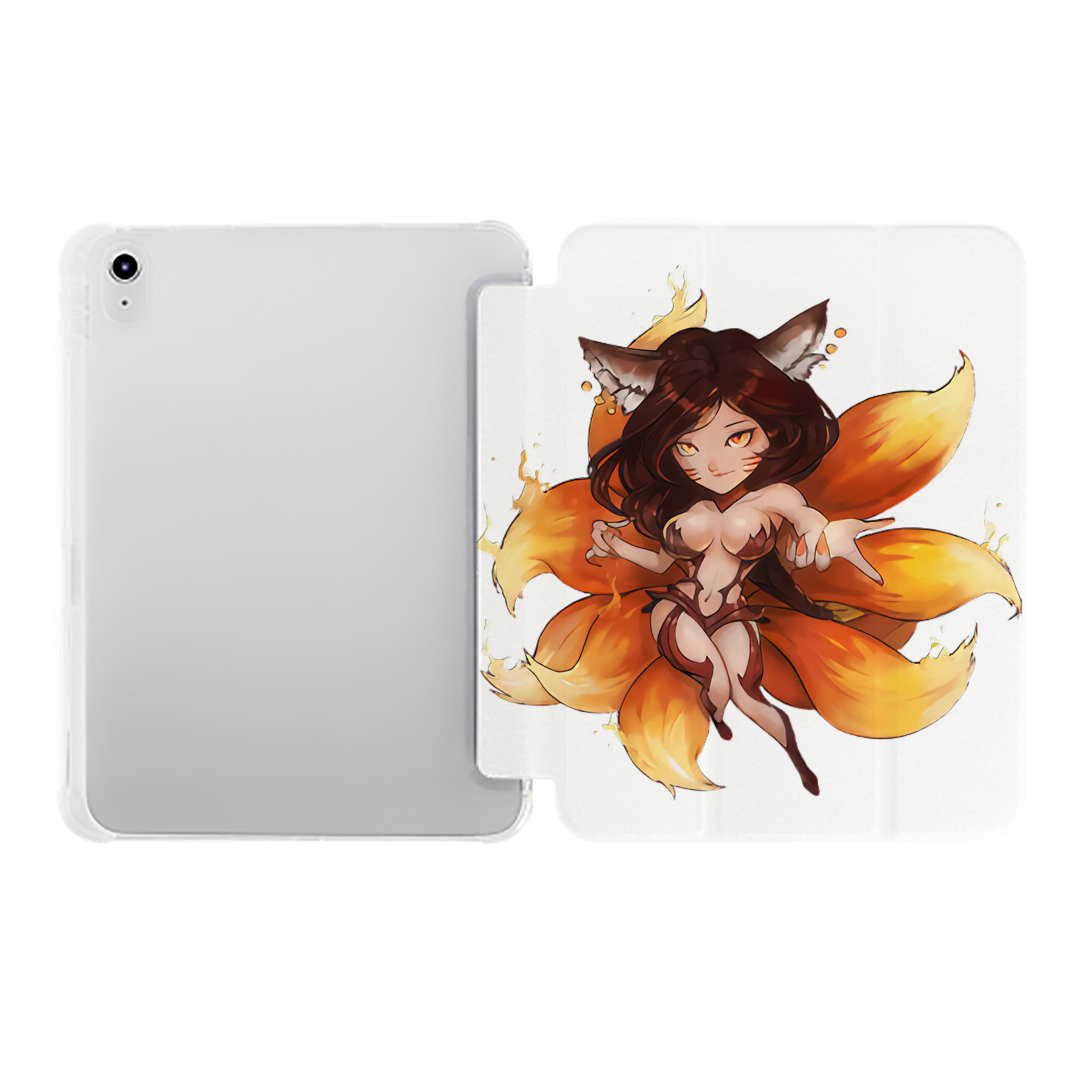 （画像用） リーグ・オブ・レジェンド League of Legends LOL IPad ケース ペン収納付き 三つ折りスタンド PUレザー×シリコン 対応機種9.5/10.5/10.9インチ